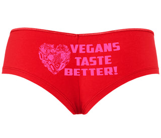 Vegans Tastes Better - Red Boyshort