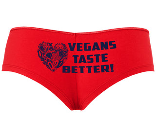 Vegans Tastes Better - Red Boyshort