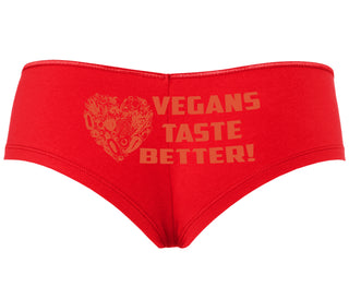 Vegans Tastes Better - Red Boyshort