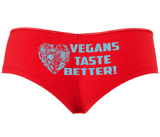 Vegans Tastes Better - Red Boyshort