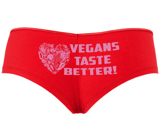 Vegans Tastes Better - Red Boyshort