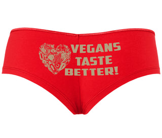 Vegans Tastes Better - Red Boyshort