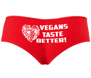 Vegans Tastes Better - Red Boyshort
