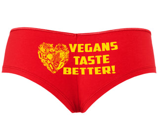 Vegans Tastes Better - Red Boyshort