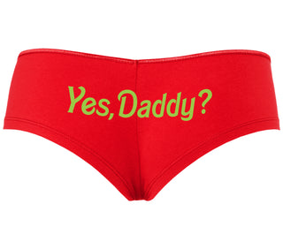 Yes Daddy ? - Red Boyshort