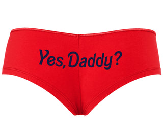Yes Daddy ? - Red Boyshort