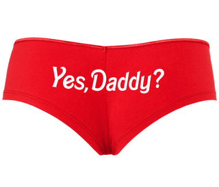 Yes Daddy ? - Red Boyshort
