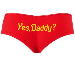 Yes Daddy ? - Red Boyshort