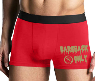 Bareback Only - Mens Red Boxer Brief