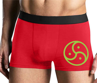 BDSM Symbol - Mens Red Boxer Brief