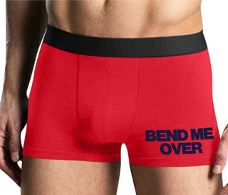 Bend Me Over - Mens Red Boxer Brief