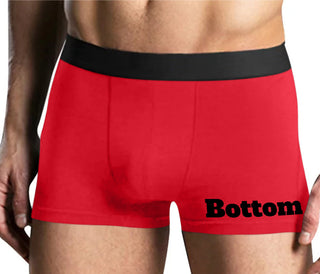 Bottom - Submissive - Mens Red Boxer Brief