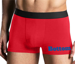 Bottom - Submissive - Mens Red Boxer Brief