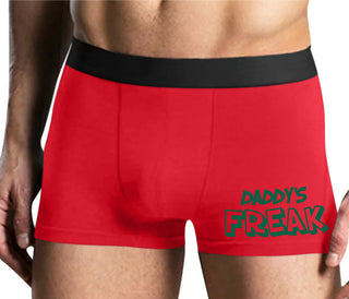 Daddy's Freak - Mens Red Boxer Brief