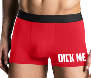 Dick Me - Mens Red Boxer Brief