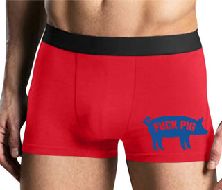 Fuck Pig - Mens Red Boxer Brief