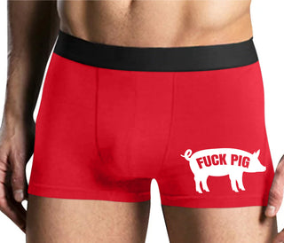 Fuck Pig - Mens Red Boxer Brief