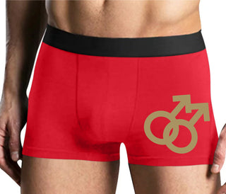 Gay Sign - Mens Red Boxer Brief