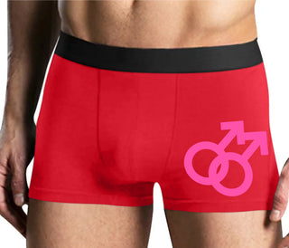 Gay Sign - Mens Red Boxer Brief