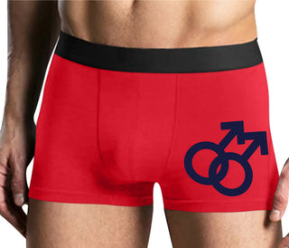 Gay Sign - Mens Red Boxer Brief