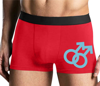 Gay Sign - Mens Red Boxer Brief