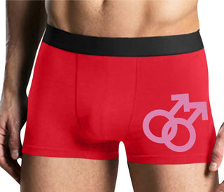 Gay Sign - Mens Red Boxer Brief