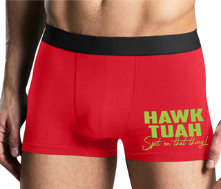 Hawk Tuah Spit On That Thing - Mens Red Boxer Brief