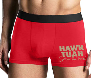 Hawk Tuah Spit On That Thing - Mens Red Boxer Brief