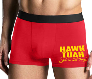 Hawk Tuah Spit On That Thing - Mens Red Boxer Brief