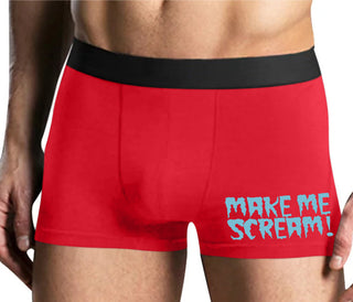Make Me Scream - Mens Red Boxer Brief