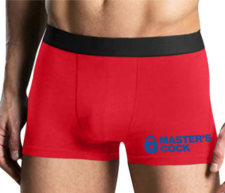 Master's Cock - Mens Red Boxer Brief