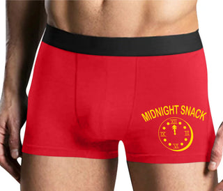 Midnight Snack - Mens Red Boxer Brief