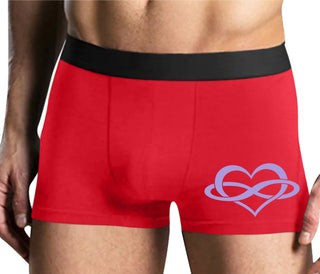 Polyamory Logo - Mens Red Boxer Brief