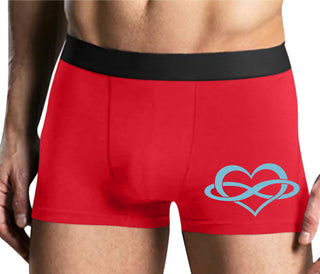 Polyamory Logo - Mens Red Boxer Brief