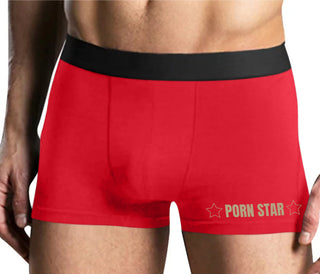 Porn Star - Mens Red Boxer Brief