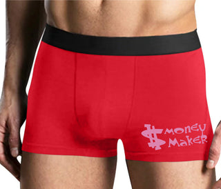 Money Maker - Mens Red Boxer Brief