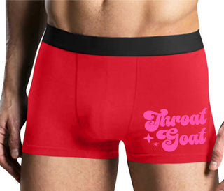 Throat Goat - Deep Throat Expert - Mens Red Boxer Brief