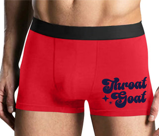 Throat Goat - Deep Throat Expert - Mens Red Boxer Brief