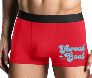 Throat Goat - Deep Throat Expert - Mens Red Boxer Brief