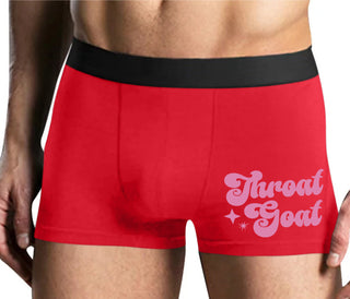 Throat Goat - Deep Throat Expert - Mens Red Boxer Brief