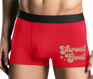 Throat Goat - Deep Throat Expert - Mens Red Boxer Brief