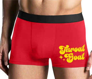 Throat Goat - Deep Throat Expert - Mens Red Boxer Brief