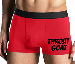 Throat Goat - Oral Expert - Mens Red Boxer Brief