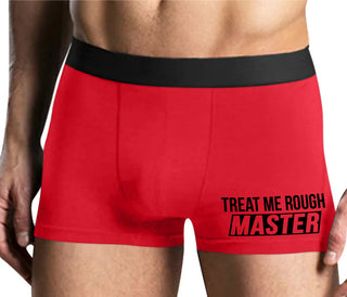 Treat Me Rough Master - Mens Red Boxer Brief