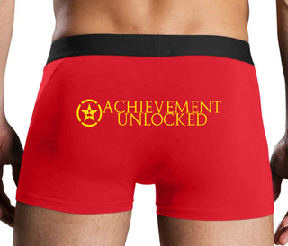 Achievement Unlocked - Red Boxer Brief