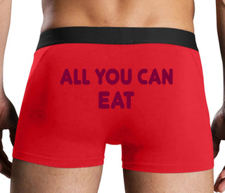 All You Can Eat - Red Boxer Brief