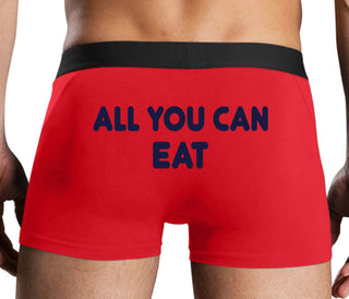 All You Can Eat - Red Boxer Brief