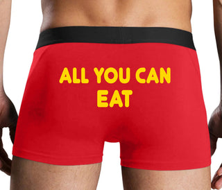 All You Can Eat - Red Boxer Brief