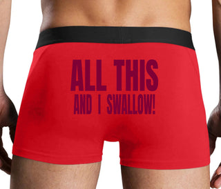 All This And I Swallow - Red Boxer Brief