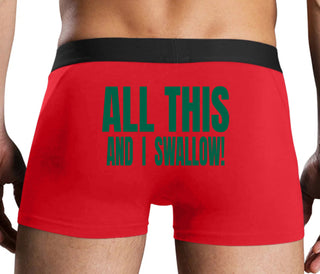 All This And I Swallow - Red Boxer Brief